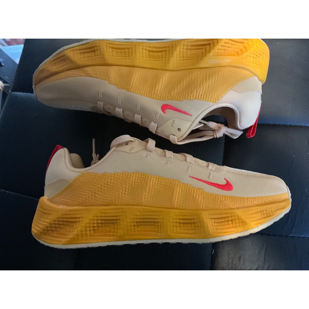 Nike Ava Rover GS Celestial Gold Bright Crimson Sneakers HF6331-200 Size 4Y